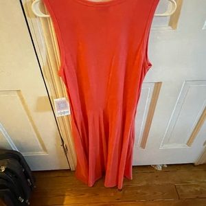 NWOT Lularoe coral dress